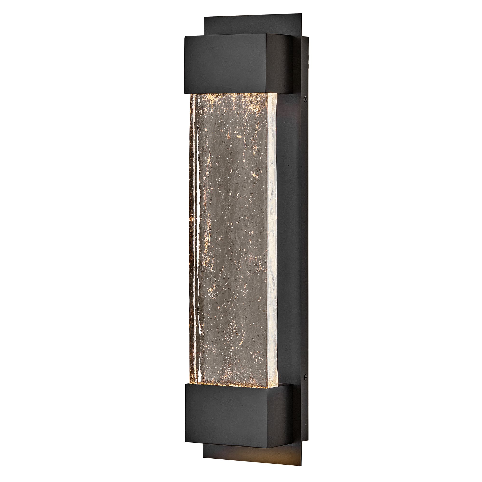Image 2 Hinkley Outdoor Rune LED Large Wall Mount Lantern 20" Black more views