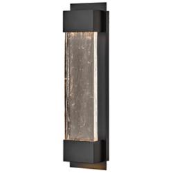 Hinkley Outdoor Rune LED Large Wall Mount Lantern Black