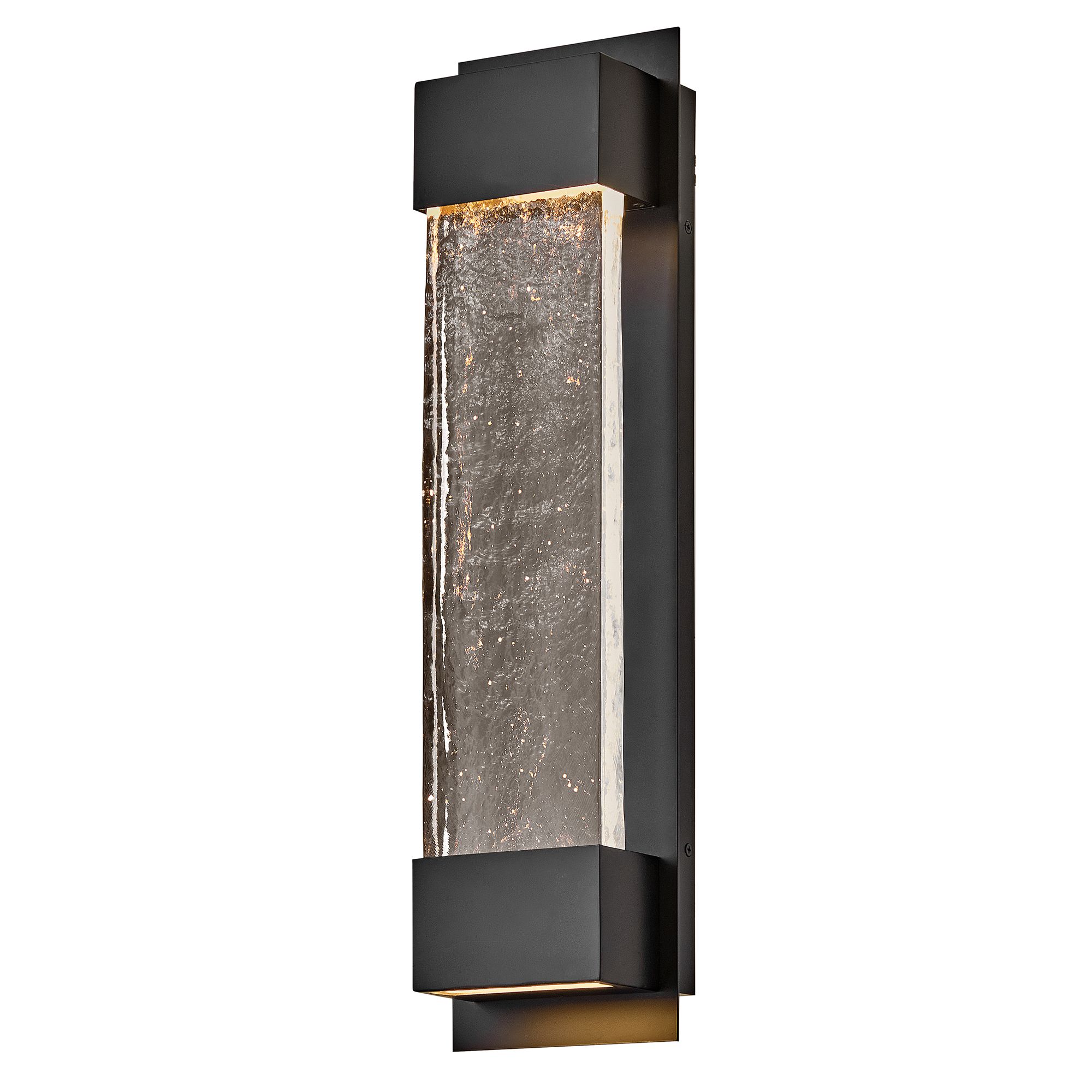 Hinkley Outdoor Rune LED Large Wall Mount Lantern Black