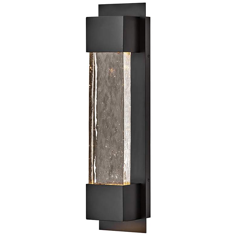 Image 2 Hinkley Outdoor Rune LED Medium Wall Mount Lantern Black more views