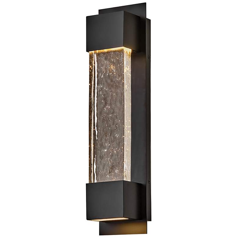 Image 7 Hinkley Outdoor Rune LED Medium Wall Mount Lantern Black more views