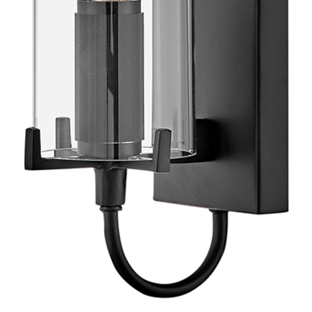 Hinkley Outdoor Ryden Large LED Wall Mount Lantern 24" Black