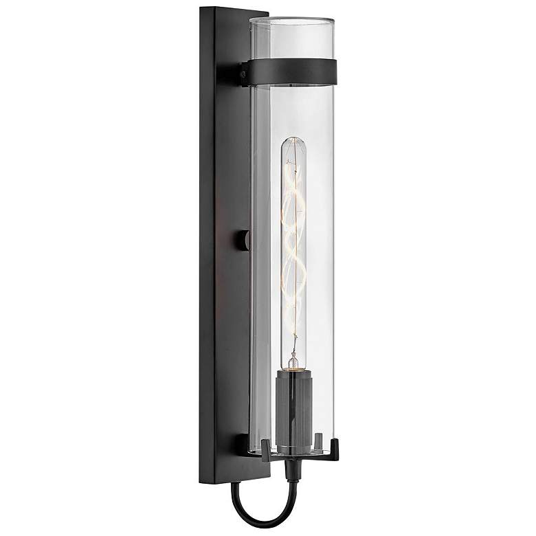 Image 1 HINKLEY OUTDOOR RYDEN Large Wall Mount Lantern Black