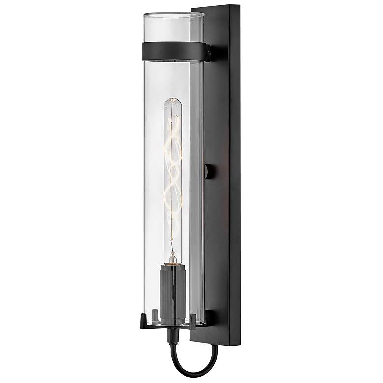 Image 2 HINKLEY OUTDOOR RYDEN Large Wall Mount Lantern Black more views