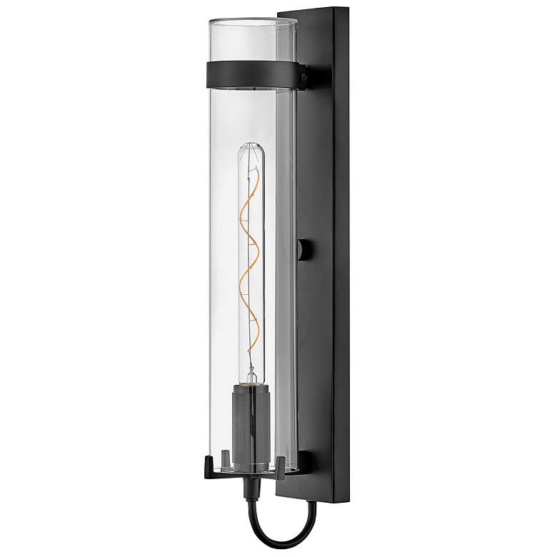 Image 4 HINKLEY OUTDOOR RYDEN Large Wall Mount Lantern Black more views