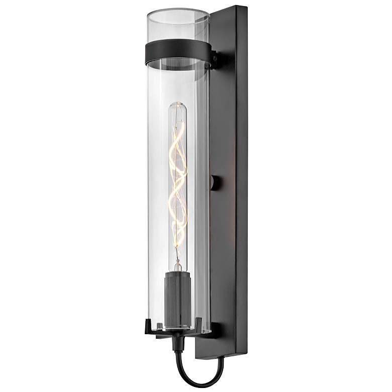 Image 5 HINKLEY OUTDOOR RYDEN Large Wall Mount Lantern Black more views