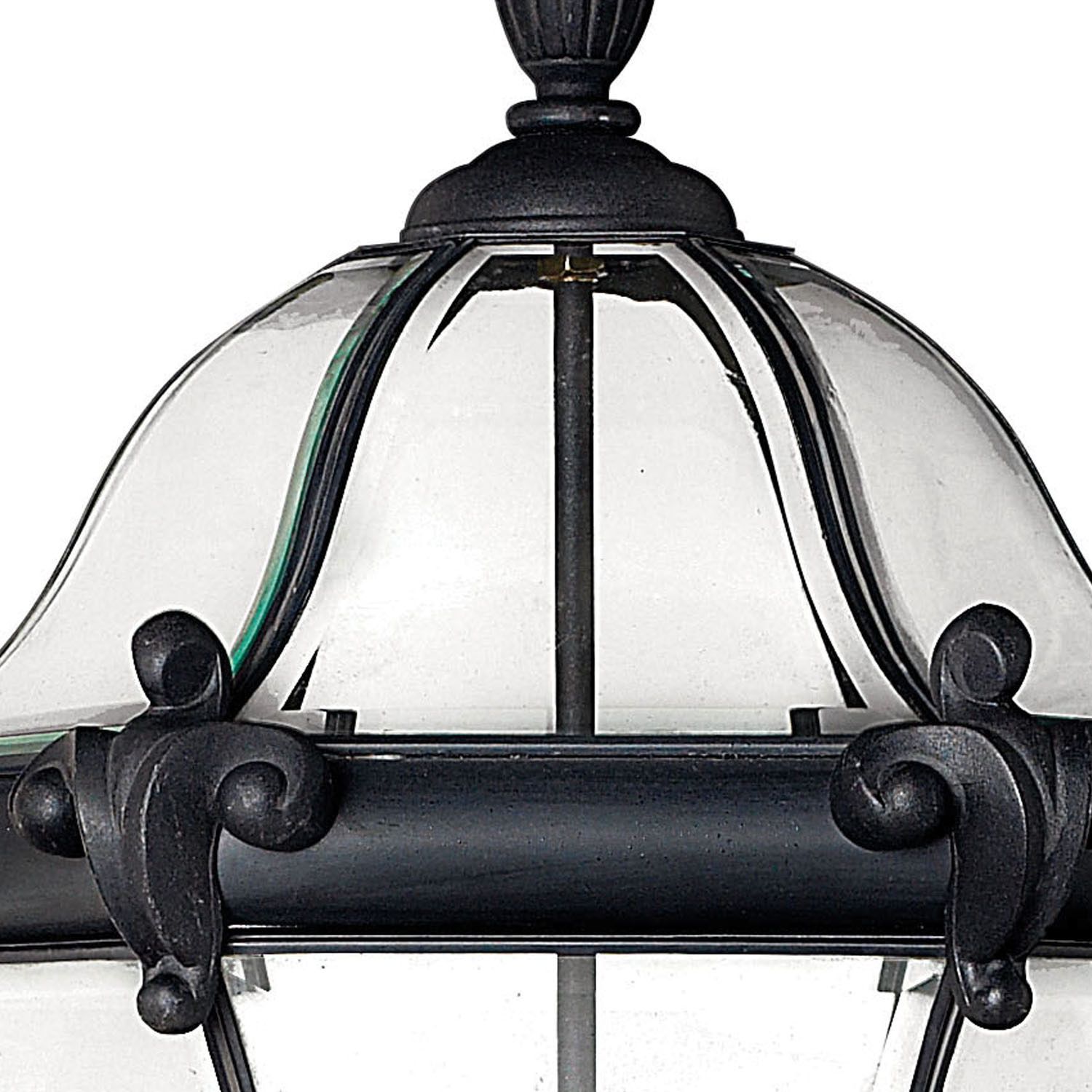 Image 5 Hinkley Outdoor San Clemente Large Post Top Mount Lantern 17" Museum Black more views