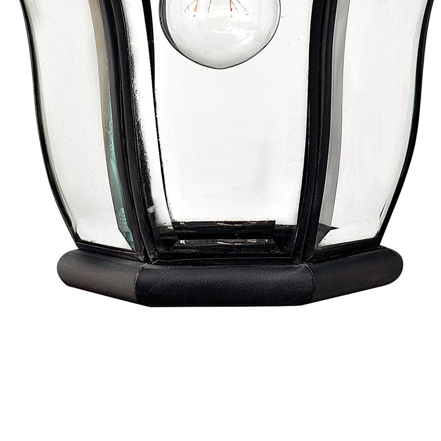 Image 5 Hinkley Outdoor San Clemente Medium Wall Mount Lantern 13.75" Museum Black more views