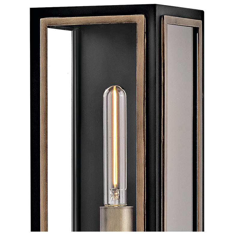 Image 4 Hinkley Outdoor Shaw Large Wall Mount Lantern Black more views