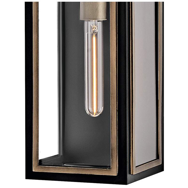 Image 6 Hinkley Outdoor Shaw Large Wall Mount Lantern Black more views