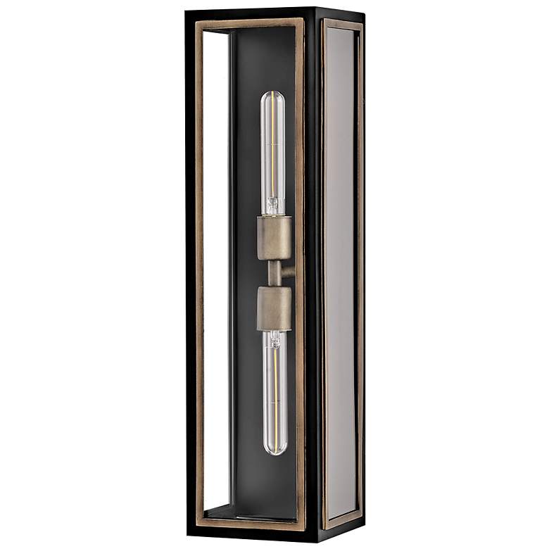 Image 7 Hinkley Outdoor Shaw Large Wall Mount Lantern Black more views