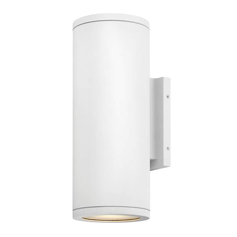 Image 2 Hinkley Outdoor Silo Medium Wall Mount Lantern Textured White more views