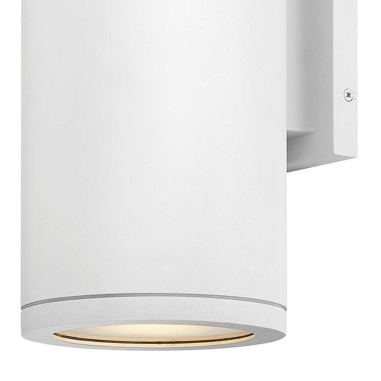 Image 4 Hinkley Outdoor Silo Medium Wall Mount Lantern Textured White more views
