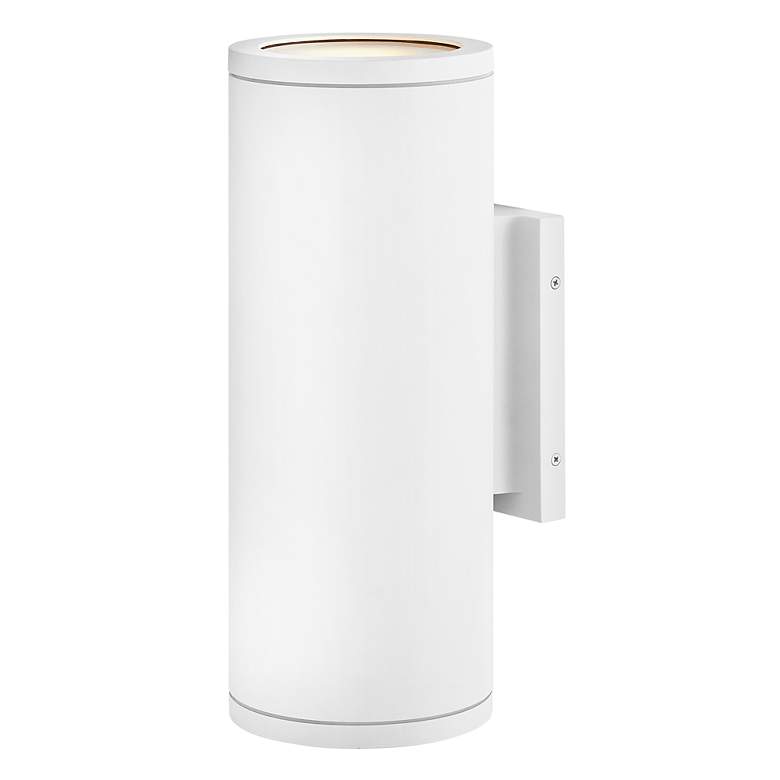 Image 7 Hinkley Outdoor Silo Medium Wall Mount Lantern Textured White more views