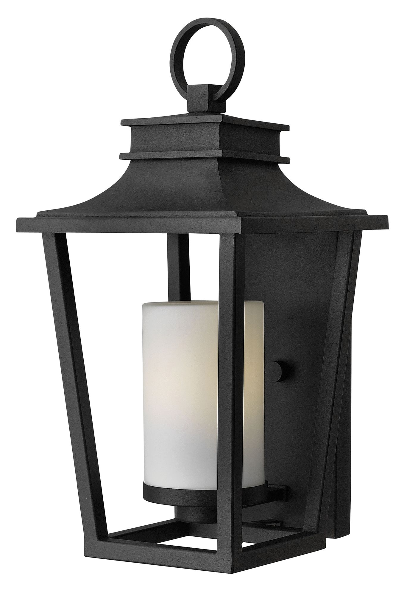 Image 2 Hinkley Outdoor Sullivan Medium Wall Mount Lantern 18.25" Black more views