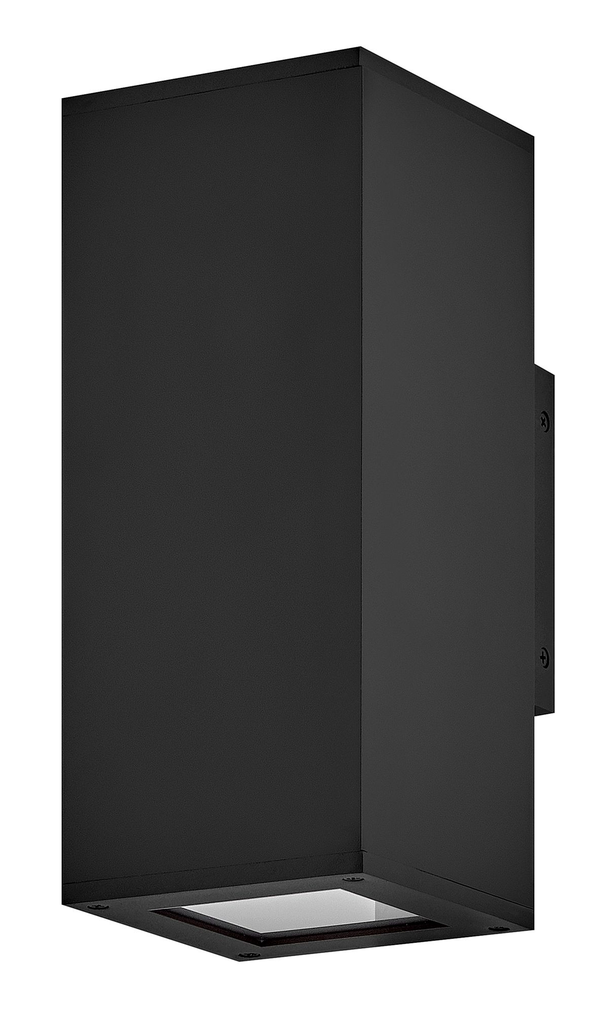 Image 5 Hinkley Outdoor Tetra Small LED Wall Mount Lantern Up/Down 12" Black more views