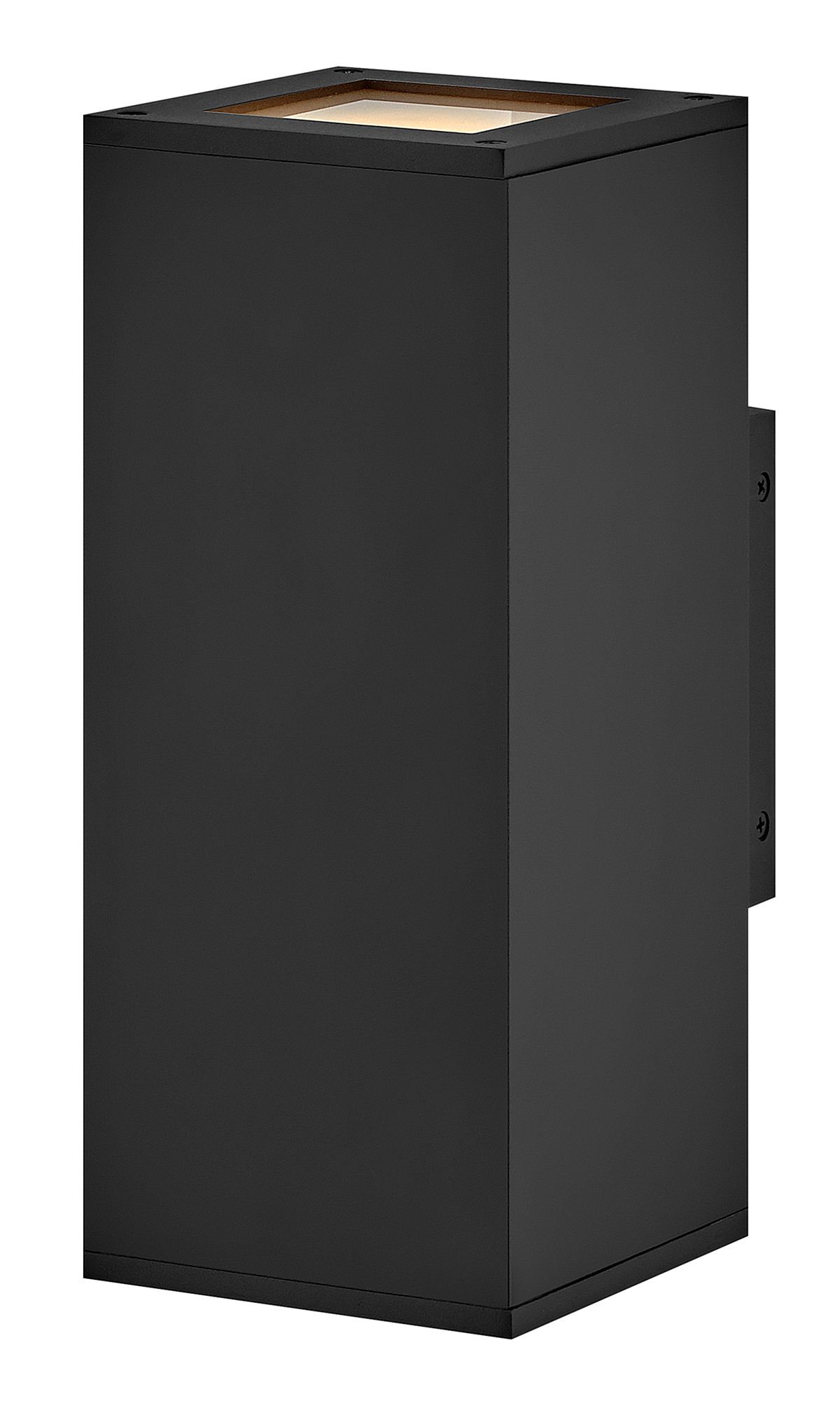 Image 6 Hinkley Outdoor Tetra Small LED Wall Mount Lantern Up/Down 12" Black more views