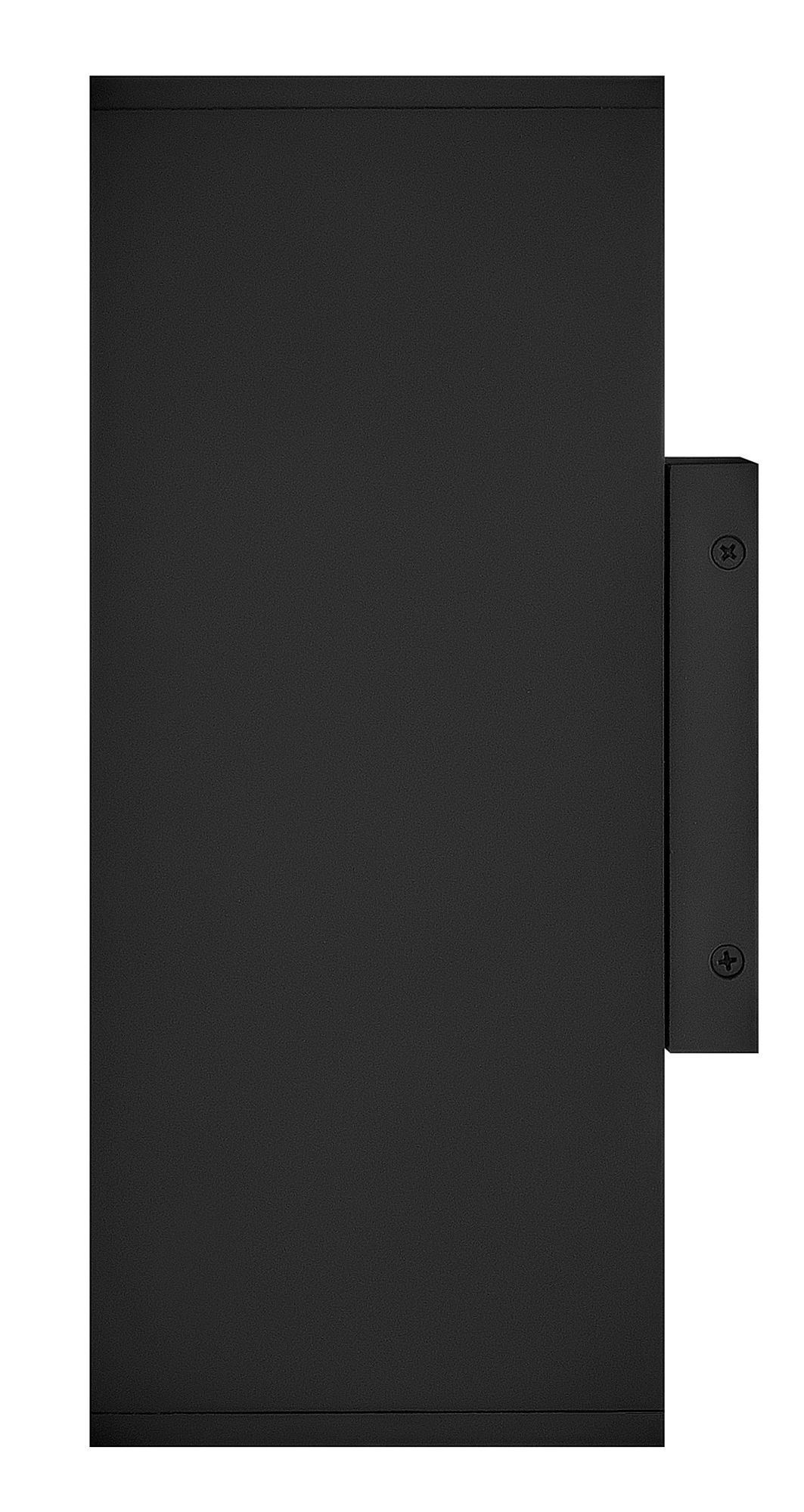 Hinkley Outdoor Tetra Small LED Wall Mount Lantern Up/Down 12" Black