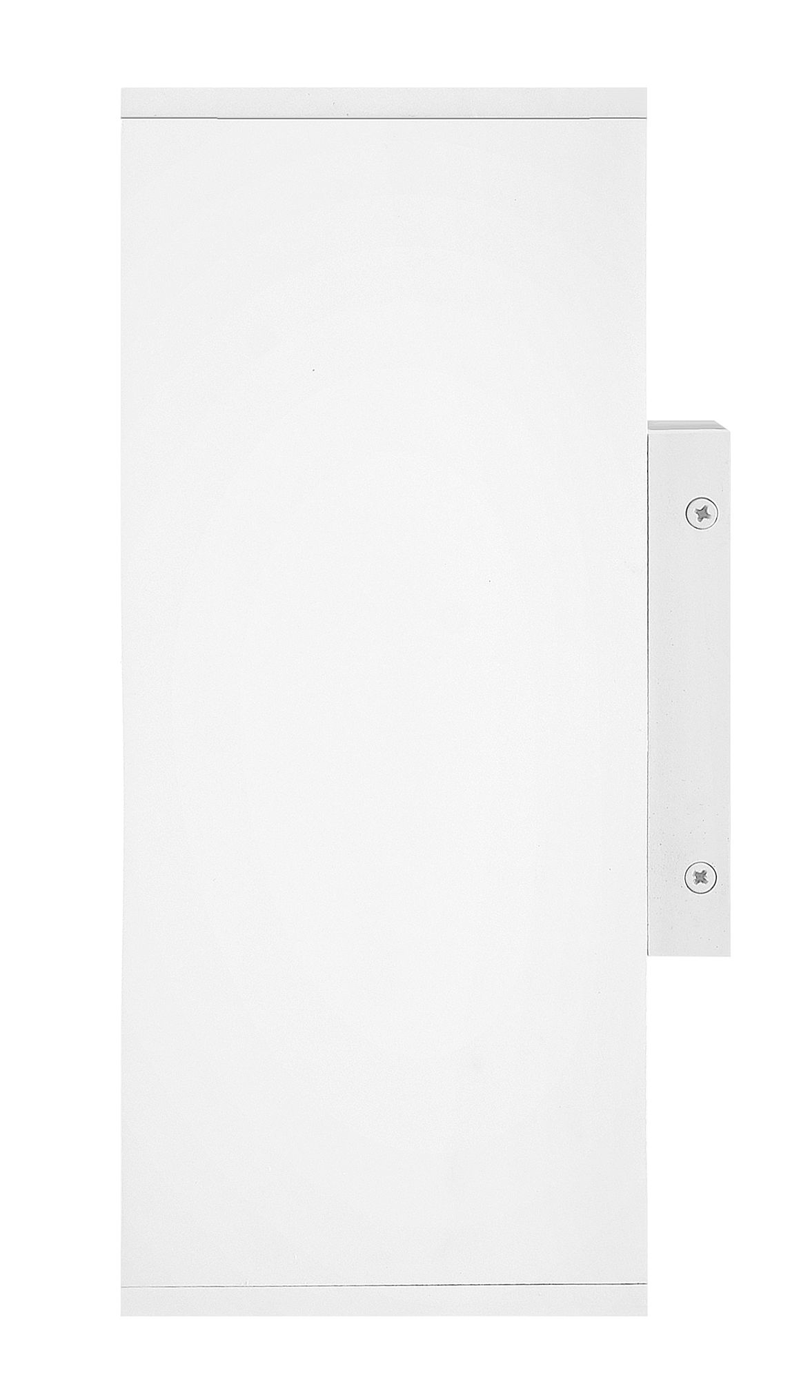 Hinkley Outdoor Tetra Small Wall Mount Lantern Up/Down 5" Textured White