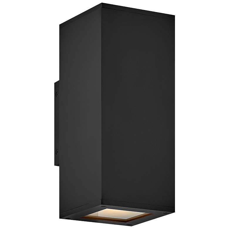 Image 1 Hinkley Outdoor Tetra Small Wall Mount Lantern Up/Down Black