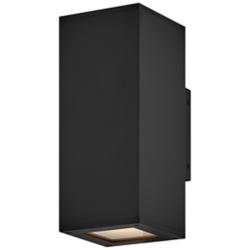 Hinkley Outdoor Tetra Small Wall Mount Lantern Up/Down Black