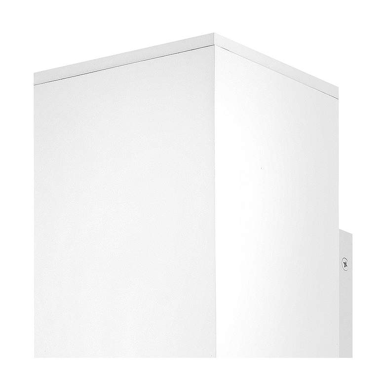 Image 2 Hinkley Outdoor Tetra Small Wall Mount Lantern Up/Down Textured White more views