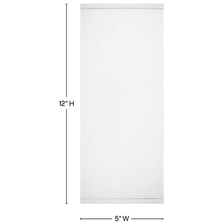 Image 3 Hinkley Outdoor Tetra Small Wall Mount Lantern Up/Down Textured White more views