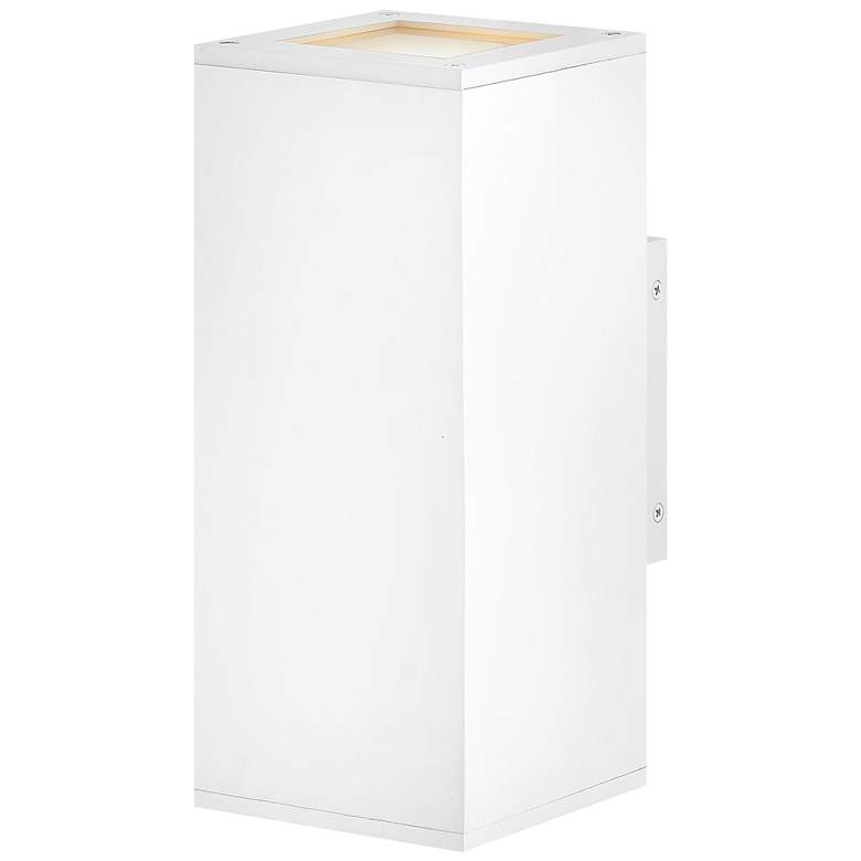 Image 6 Hinkley Outdoor Tetra Small Wall Mount Lantern Up/Down Textured White more views