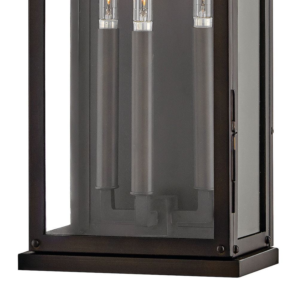 Image 6 Hinkley Outdoor Tiverton Large Wall Mount Lantern Dark Oxidized Brass more views