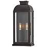 1_Hinkley Outdoor Tiverton Medium Wall Mount Lantern Dark Oxidized Brass