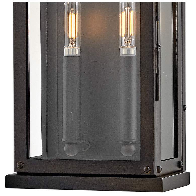 Image 6 Hinkley Outdoor Tiverton Medium Wall Mount Lantern Dark Oxidized Brass more views