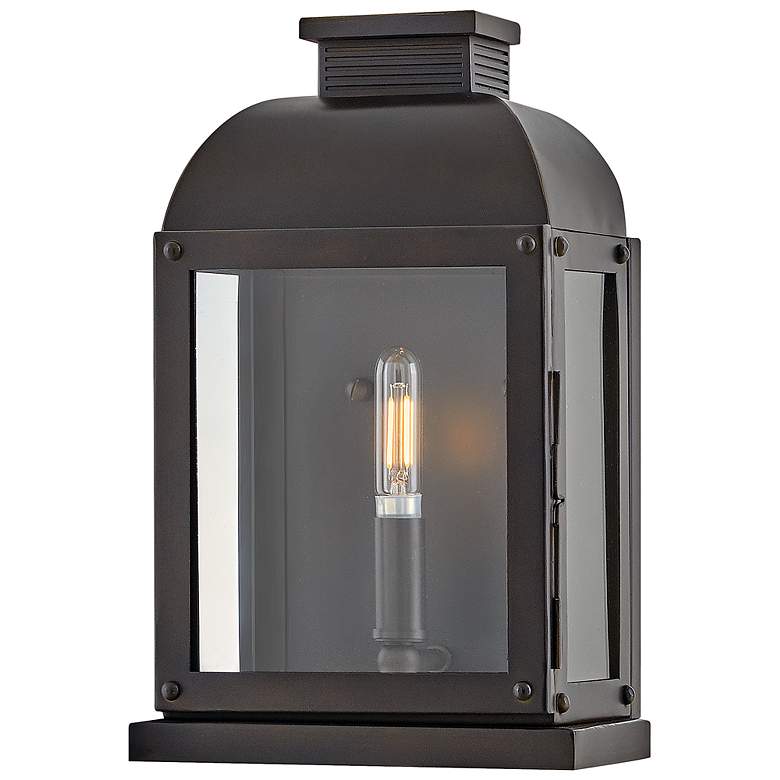 Image 2 Hinkley Outdoor Tiverton Small Wall Mount Lantern Dark Oxidized Brass more views