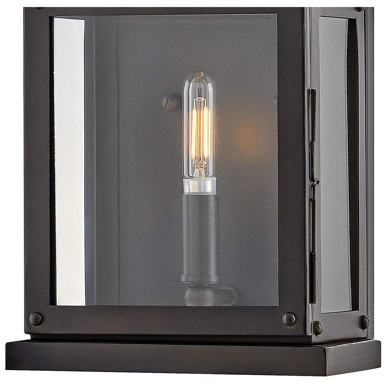 Image 4 Hinkley Outdoor Tiverton Small Wall Mount Lantern Dark Oxidized Brass more views