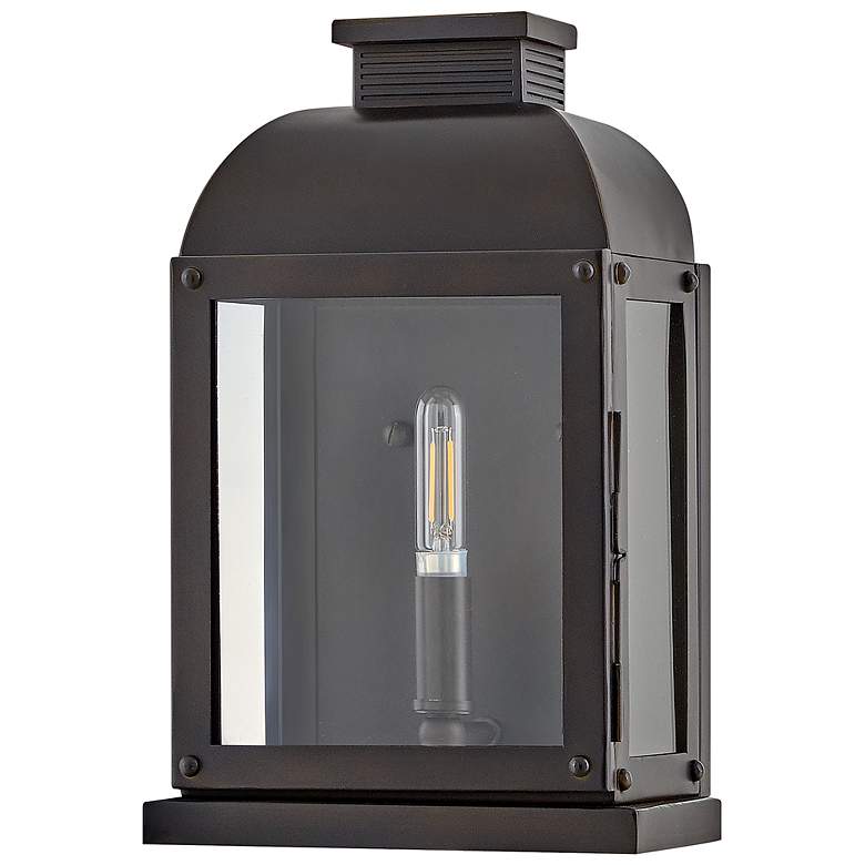 Image 5 Hinkley Outdoor Tiverton Small Wall Mount Lantern Dark Oxidized Brass more views