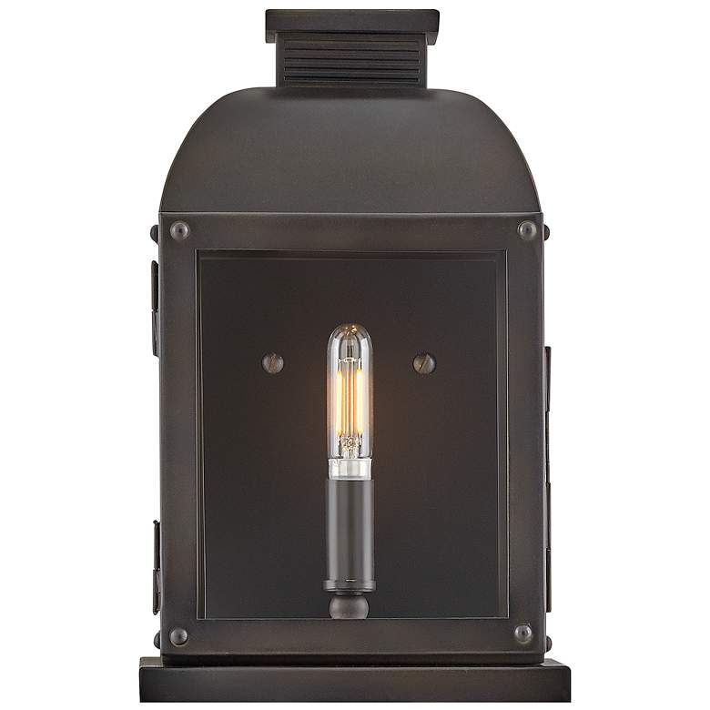 Image 6 Hinkley Outdoor Tiverton Small Wall Mount Lantern Dark Oxidized Brass more views