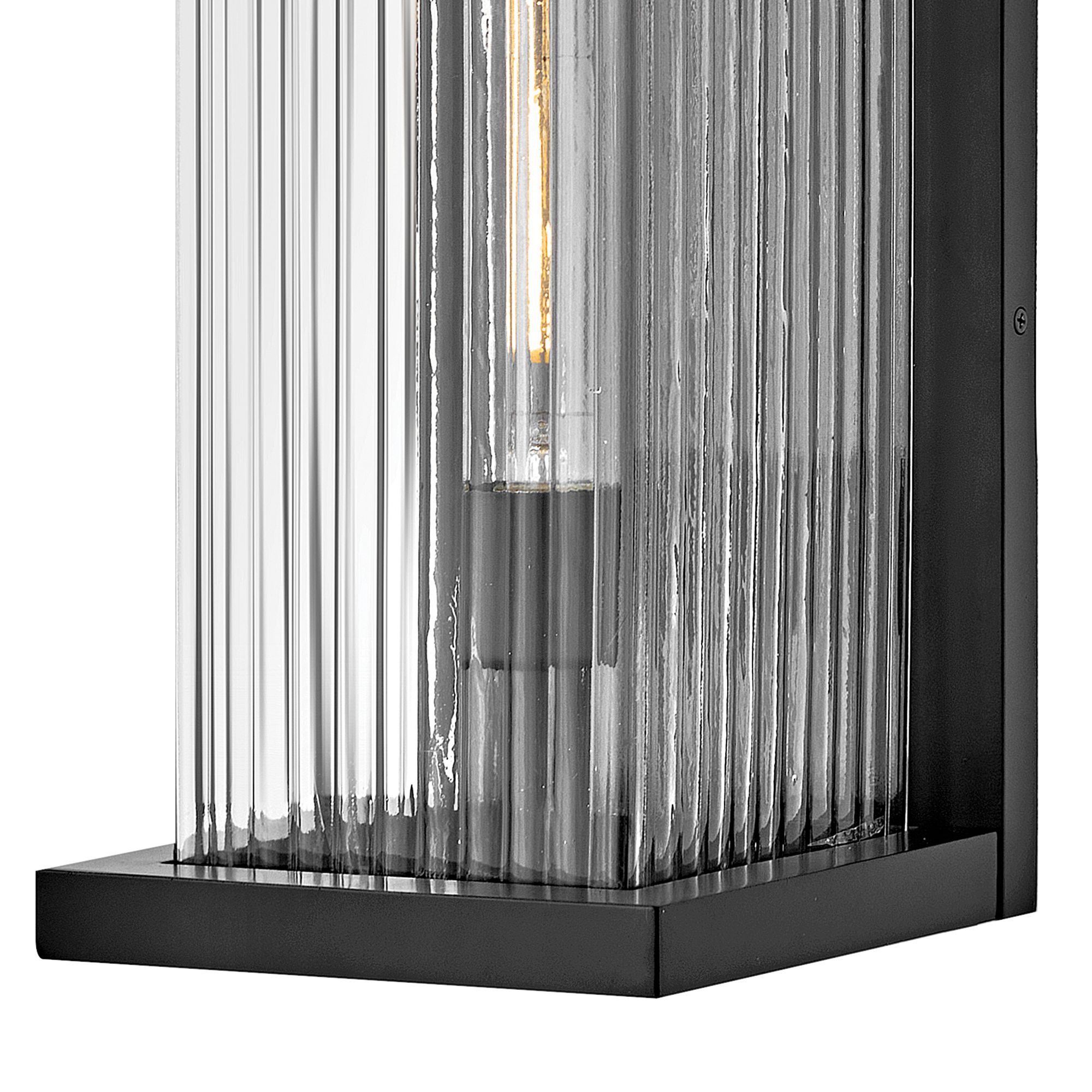 Image 4 Hinkley Outdoor Torrent Large Wall Mount Lantern 24" Black more views