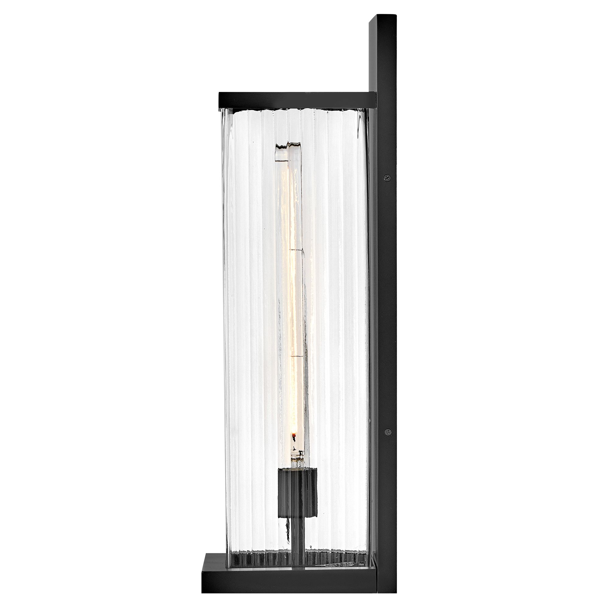 Image 7 Hinkley Outdoor Torrent Large Wall Mount Lantern 24" Black more views