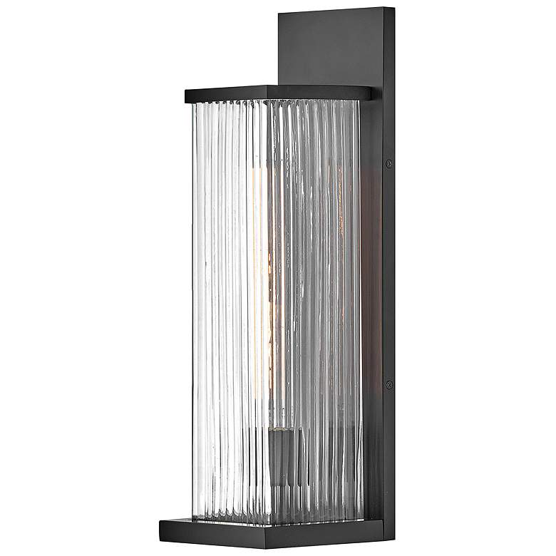 Image 1 Hinkley Outdoor Torrent Medium Wall Mount Lantern Black