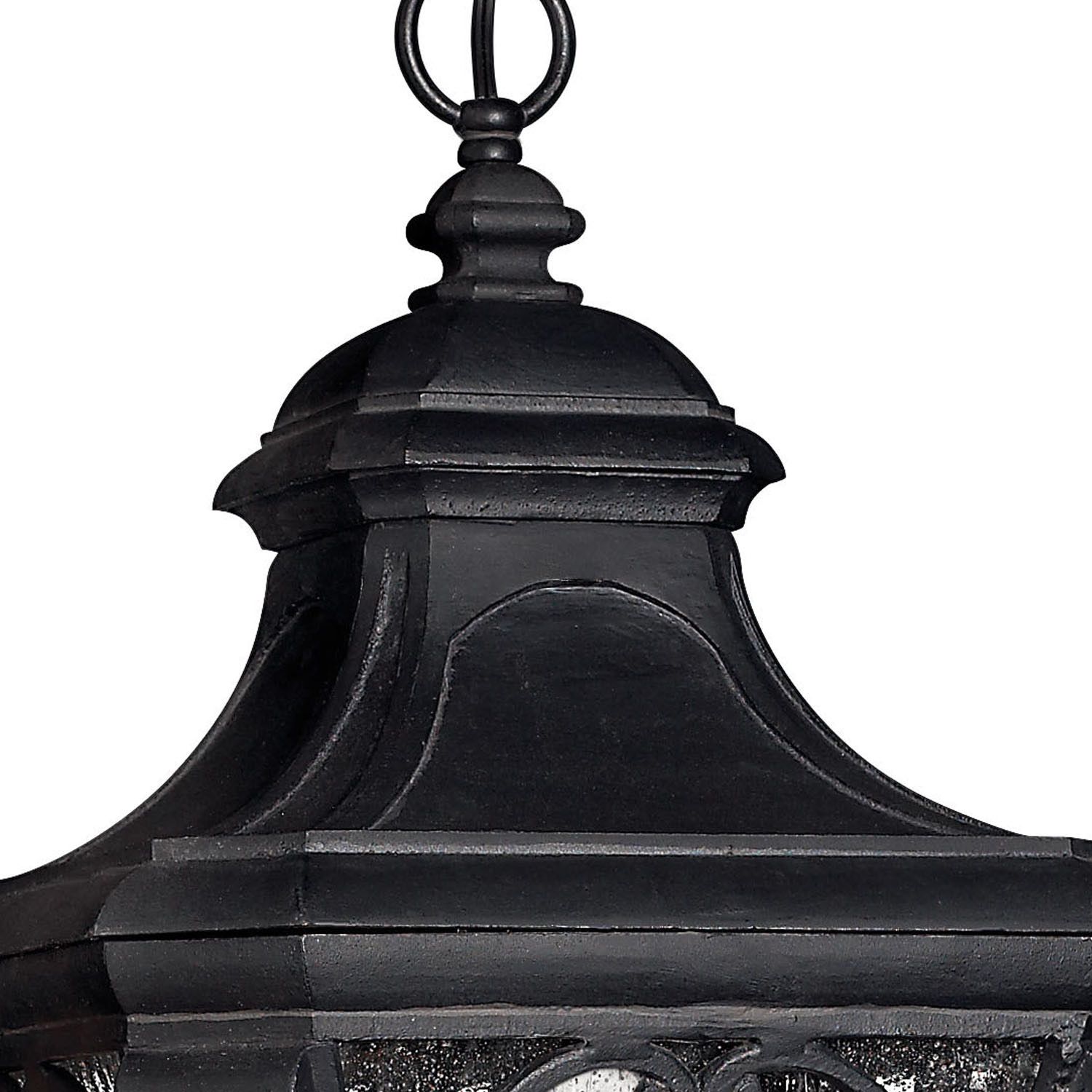 Image 5 Hinkley Outdoor Trafalgar Large Hanging Lantern 25" Museum Black more views