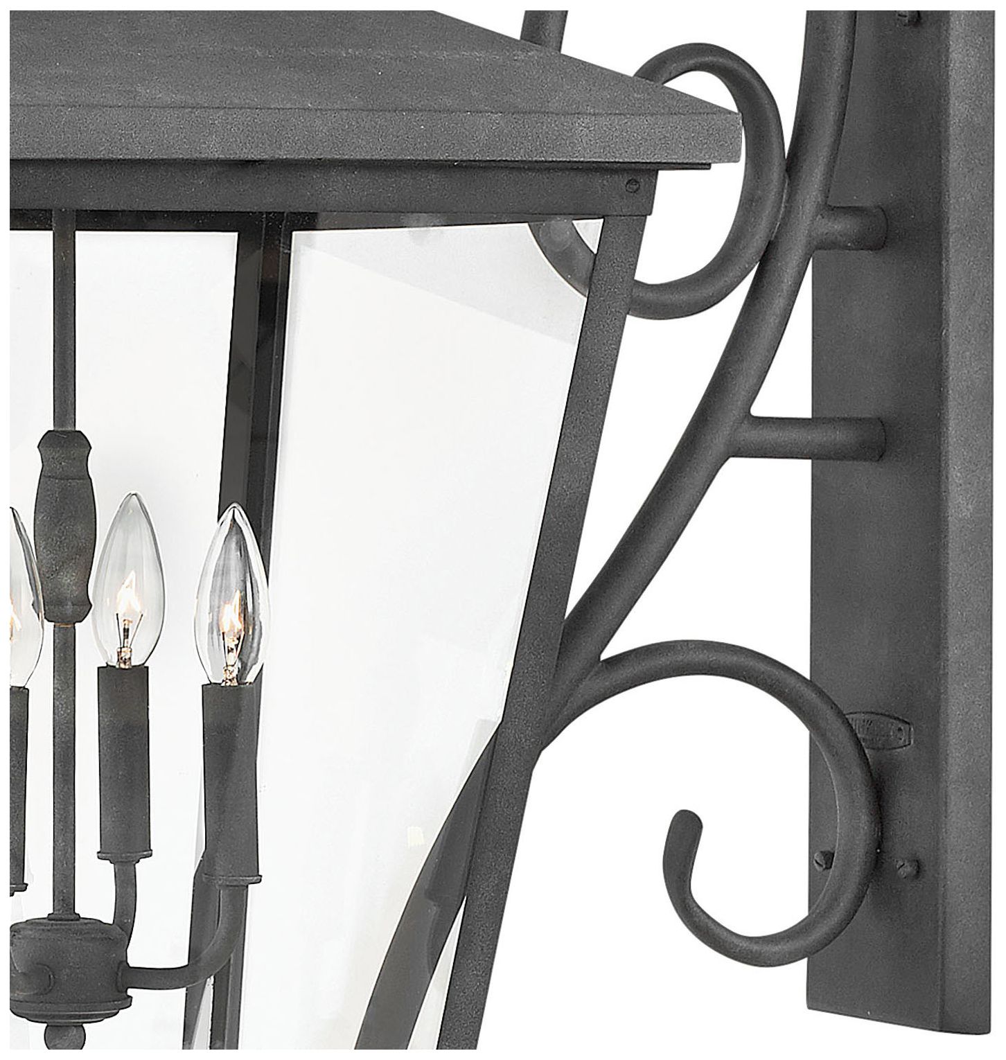 Image 3 Hinkley Outdoor Trellis Double XL Wall Mount Lantern 16.0" Aged Zinc more views