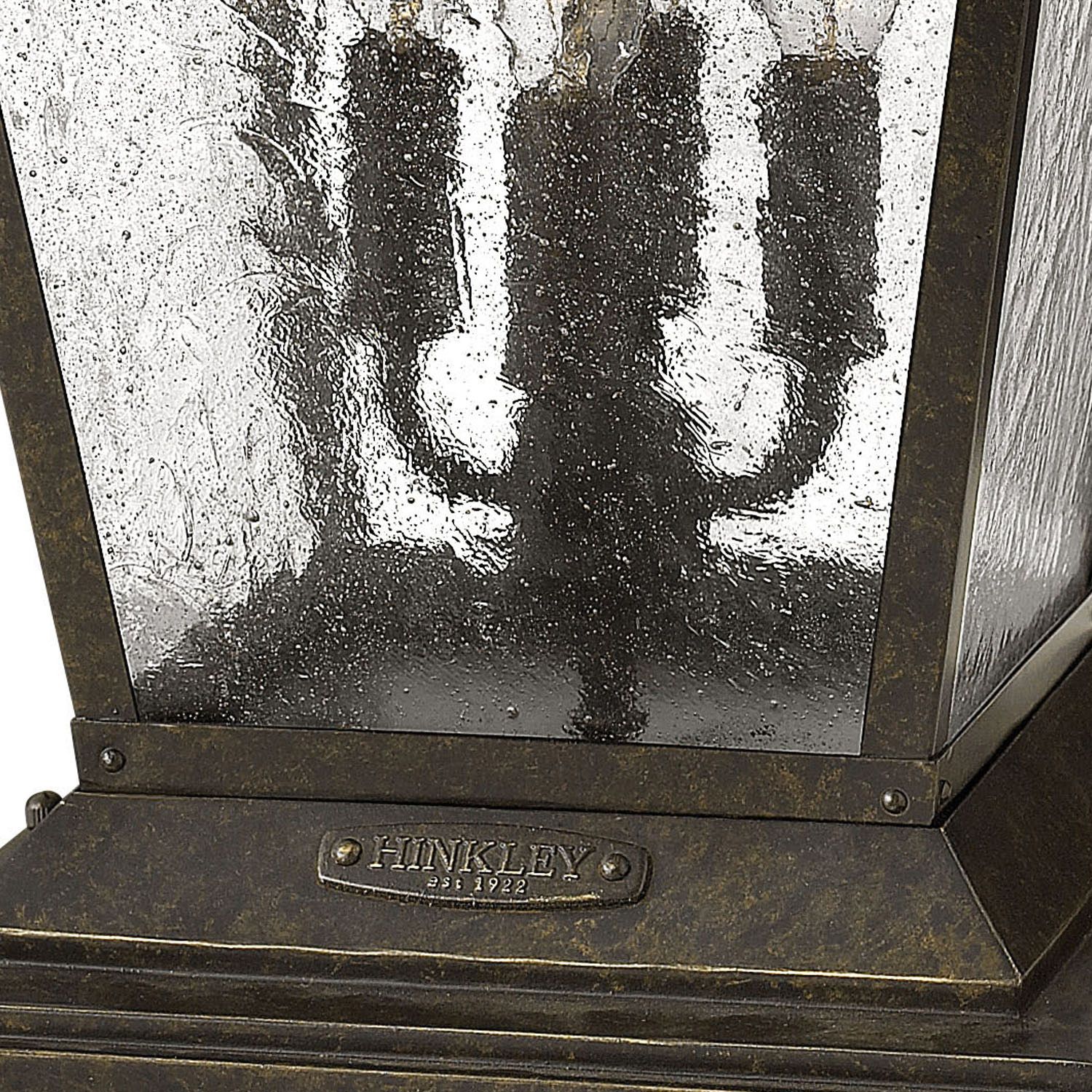 Image 3 Hinkley Outdoor Trellis Medium Pier Mount Lantern 19.75" Regency Bronze more views