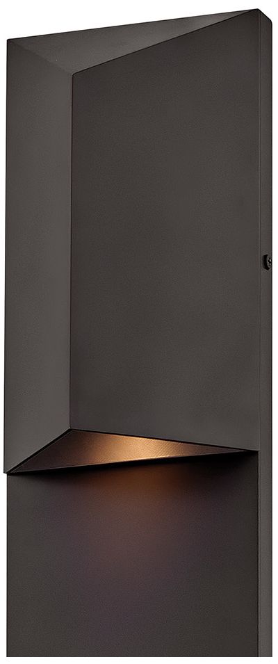 Image 2 Hinkley Outdoor Treva Large Wall Mount Lantern 22" Dark Oxidized Brass more views