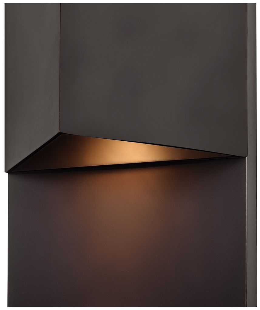 Image 3 Hinkley Outdoor Treva Large Wall Mount Lantern 22" Dark Oxidized Brass more views