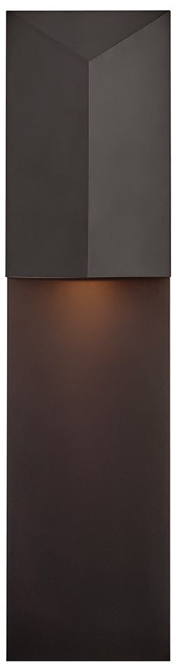Image 6 Hinkley Outdoor Treva Large Wall Mount Lantern 22" Dark Oxidized Brass more views
