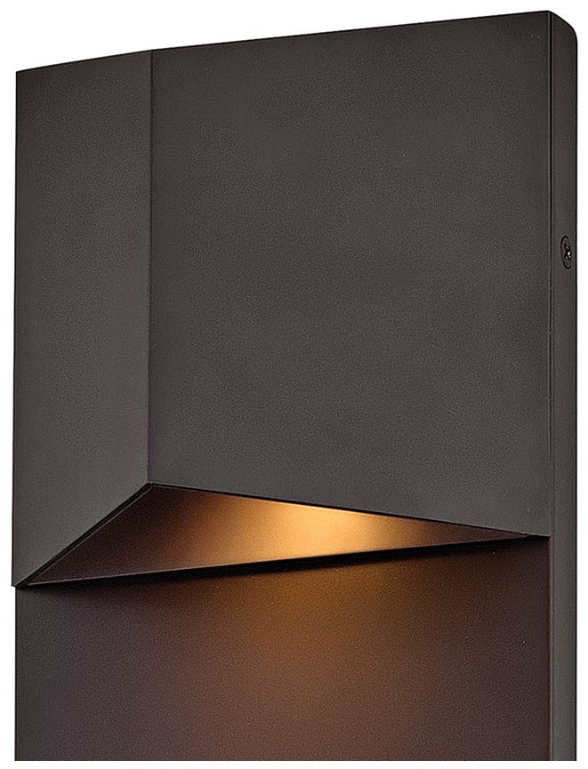 Image 2 Hinkley Outdoor Treva Small Wall Mount Lantern 12" Dark Oxidized Brass more views