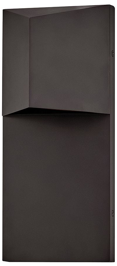 Image 4 Hinkley Outdoor Treva Small Wall Mount Lantern 12" Dark Oxidized Brass more views