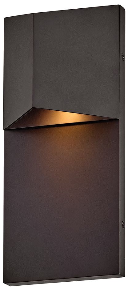 Image 7 Hinkley Outdoor Treva Small Wall Mount Lantern 12" Dark Oxidized Brass more views