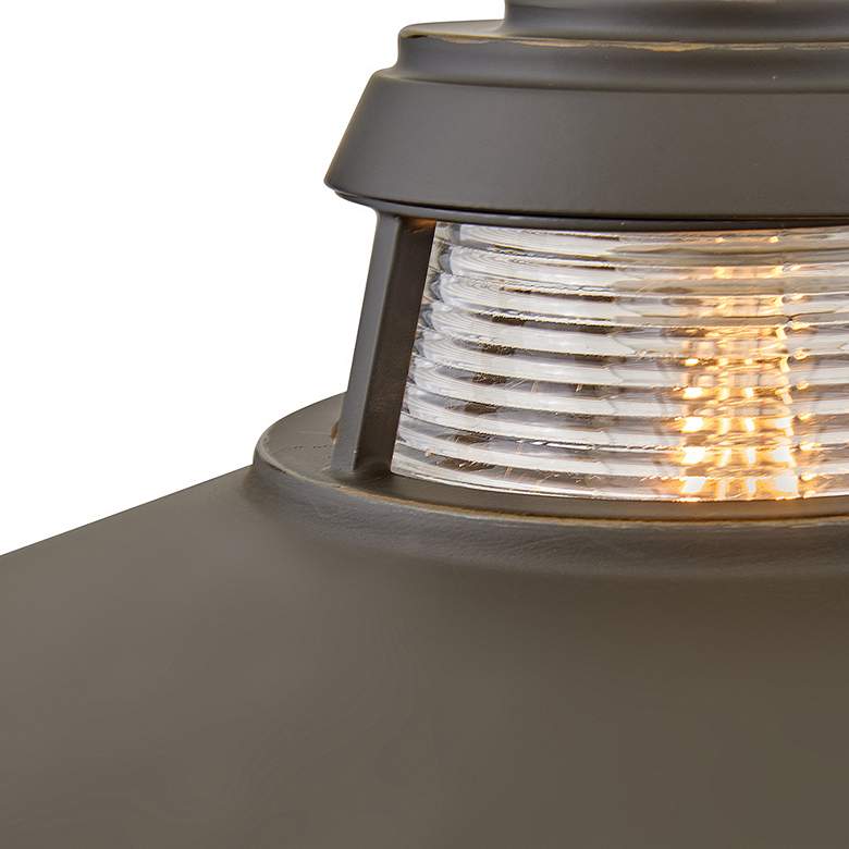 Image 4 Hinkley Outdoor Troyer Medium Post Mount Lantern 14" Oil Rubbed Bronze more views
