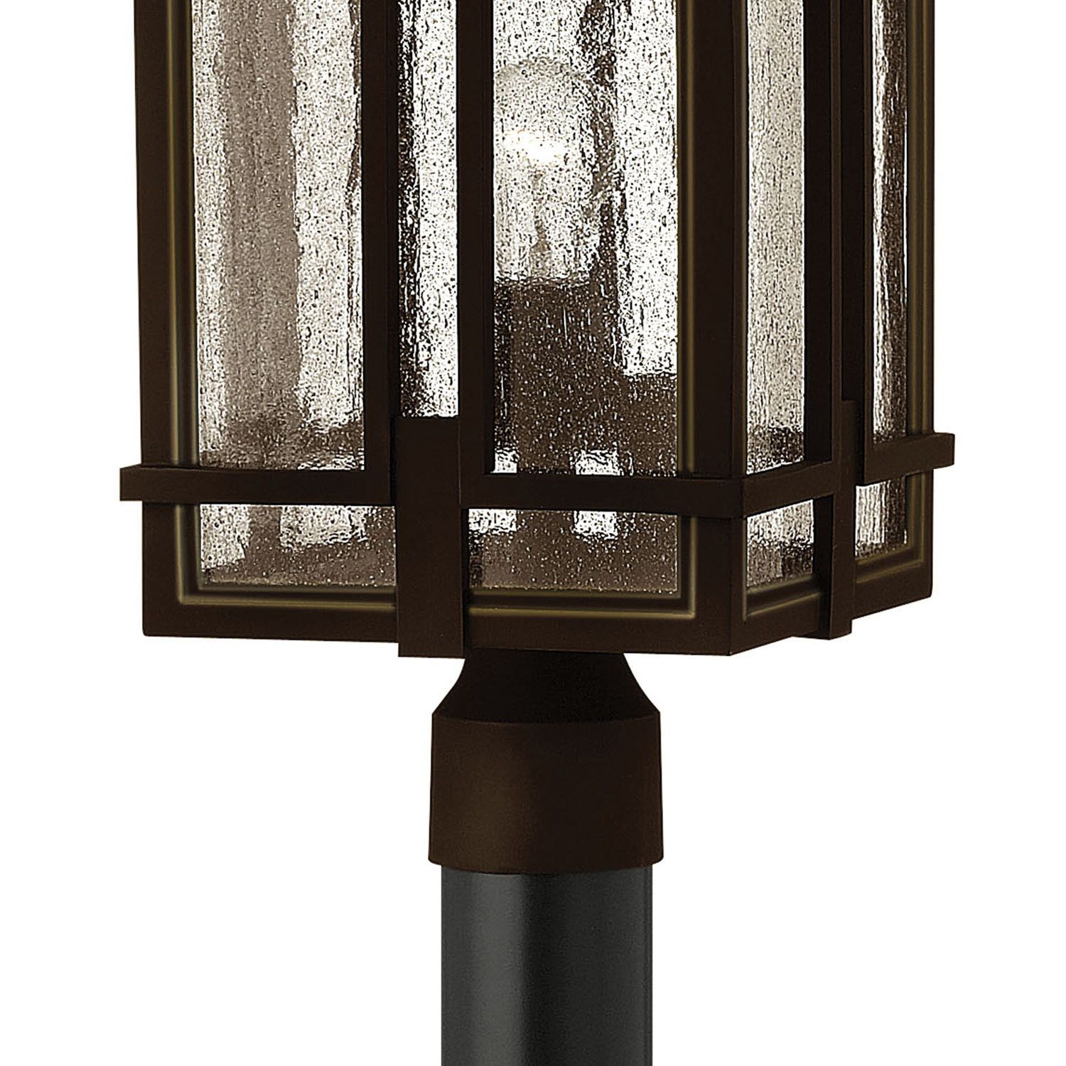 Image 3 Hinkley Outdoor Tucker Medium Post Top Lantern 20.5" Oil Rubbed Bronze more views