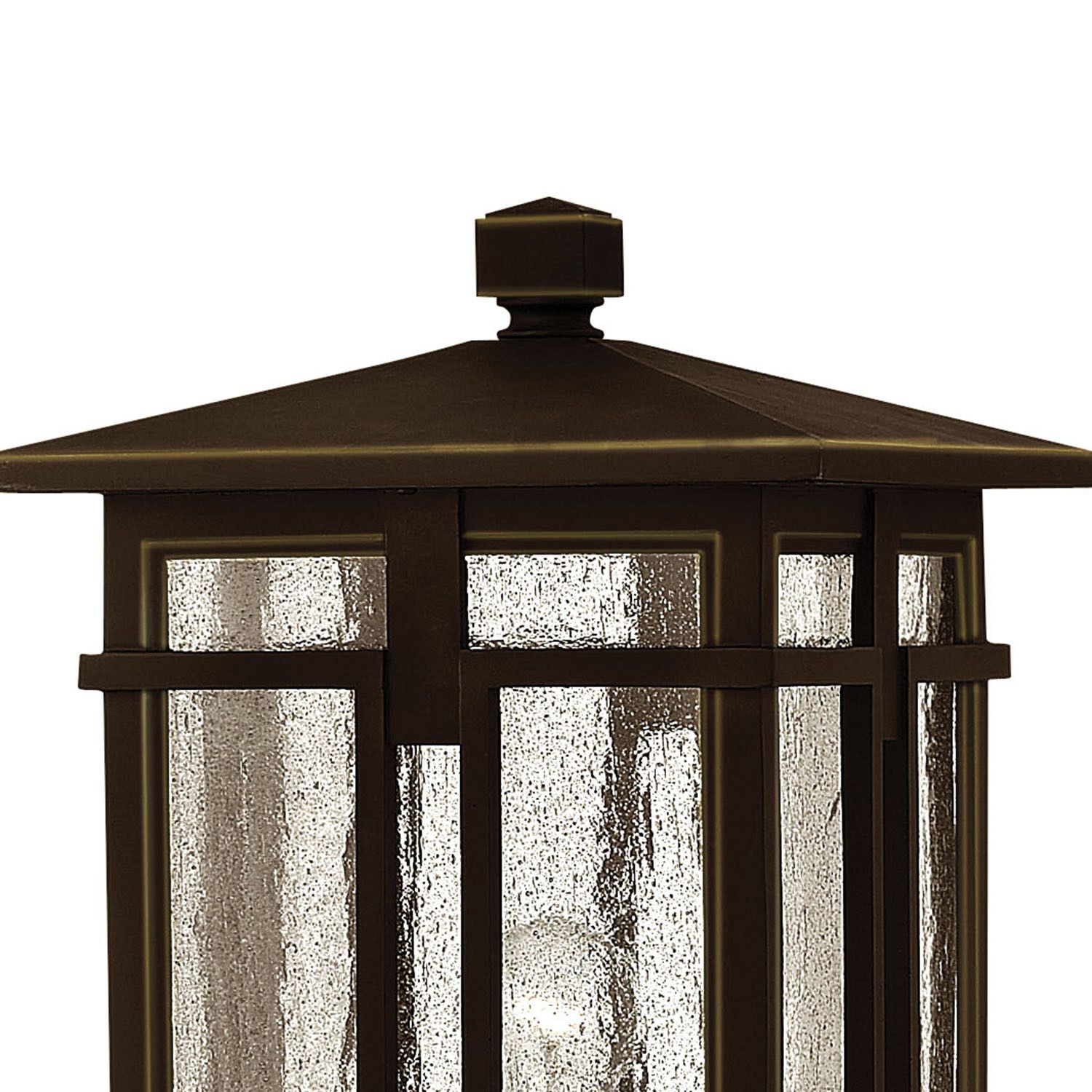 Image 5 Hinkley Outdoor Tucker Medium Post Top Lantern 20.5" Oil Rubbed Bronze more views